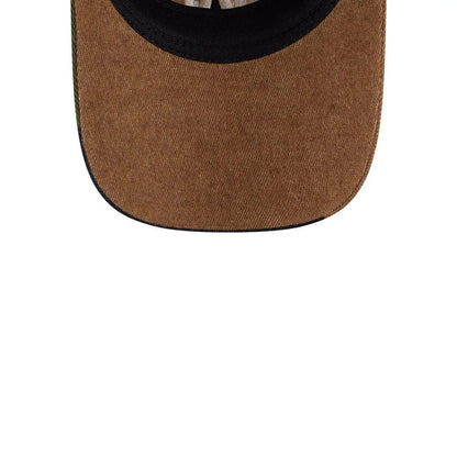This is a LA Dodgers MLB Patchwork Open Brown 9TWENTY Adjustable Cap 7