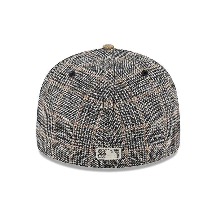 This is a LA Dodgers MLB Vintage Tweed Open Blue Retro Crown 59FIFTY Fitted Cap 5
