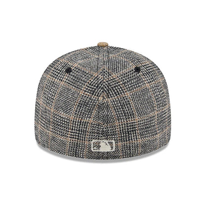 This is a LA Dodgers MLB Vintage Tweed Open Blue Retro Crown 59FIFTY Fitted Cap 5