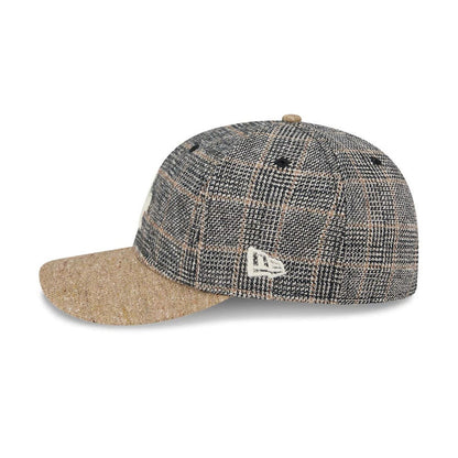 This is a LA Dodgers MLB Vintage Tweed Open Blue Retro Crown 59FIFTY Fitted Cap 6