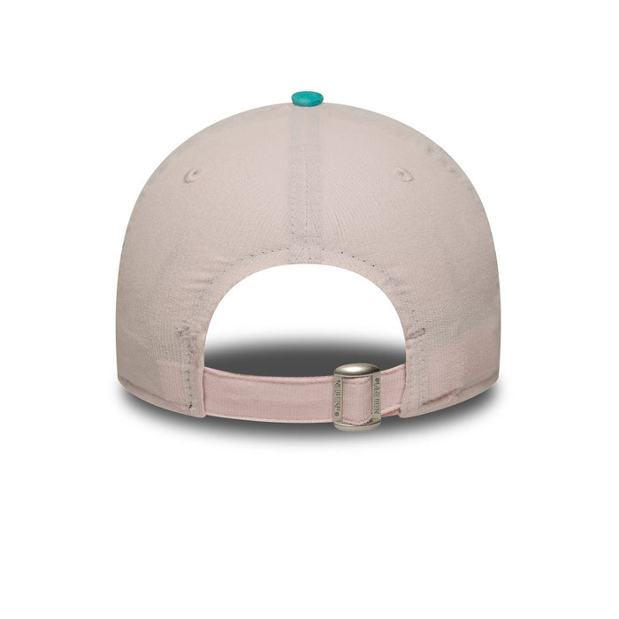 This is a LA Dodgers Youth MLB Cord Pastel Pink 9FORTY Adjustable Cap 4