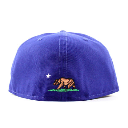 LA Script New Era 59Fifty Hat (Dark Royal Blue GRAY UNDER BRIM)