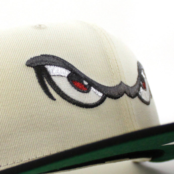 Lake Elsinore Storm California League Patch New Era 59Fifty Fitted Cap (Chrome White Black Green Under Brim)