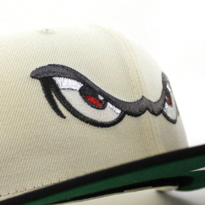 Lake Elsinore Storm California League Patch New Era 59Fifty Fitted Cap (Chrome White Black Green Under Brim)