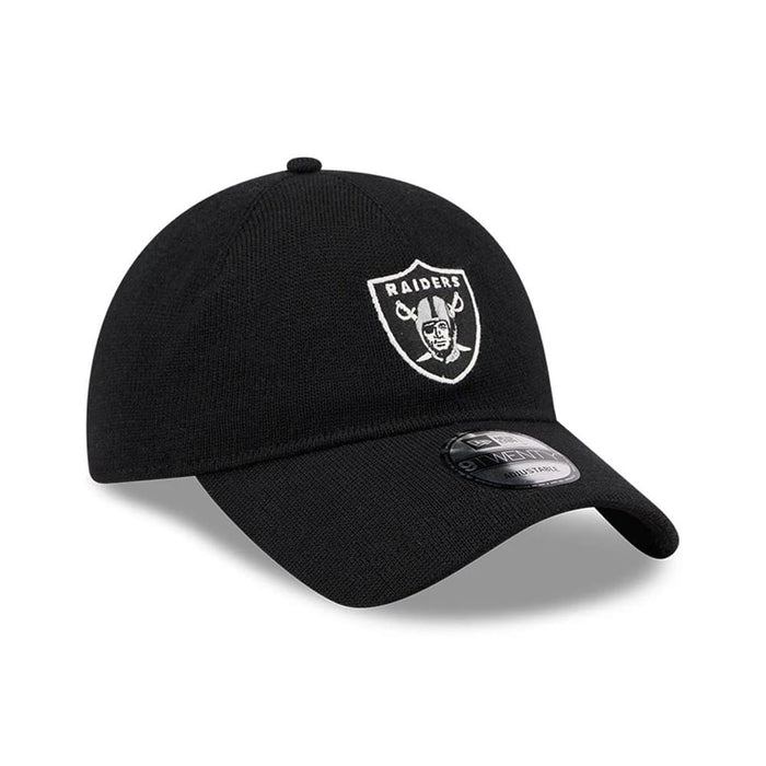 This is a Las Vegas Raiders NFL Merino Wool Black 9TWENTY Adjustable Cap 3
