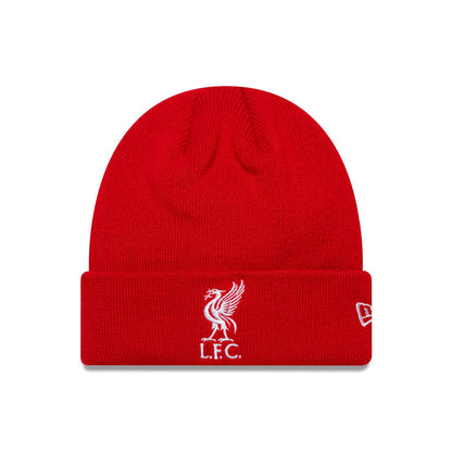 This is a Liverpool FC Core Red Cuff Knit Beanie 1