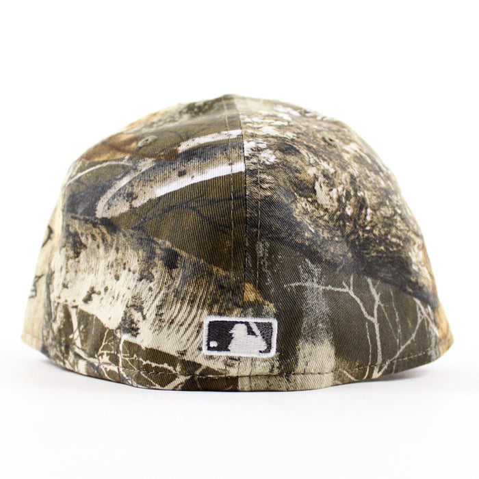 Los Angeles Dodgers 2020 World Champions New Era 59Fifty Fitted Hat (RealTree Camo Woodland Camo, Gray Under Brim)
