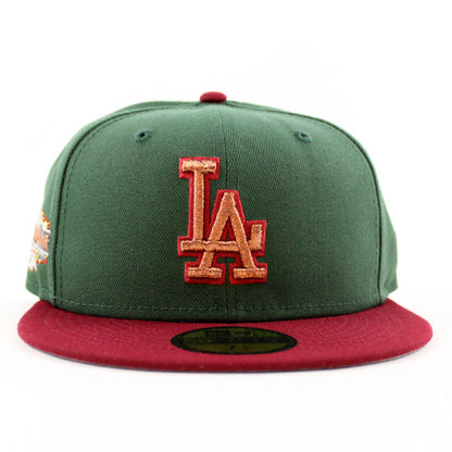 Los Angeles Dodgers 2022 All Star Game New Era 59Fifty Fitted Hat (CILANTRO CARDINAL Gray Under Brim)