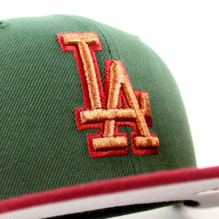 Los Angeles Dodgers 2022 All Star Game New Era 59Fifty Fitted Hat (CILANTRO CARDINAL Gray Under Brim)