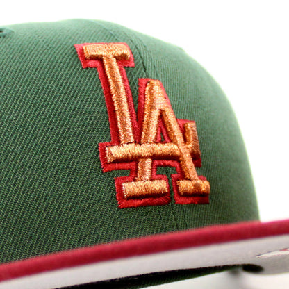 Los Angeles Dodgers 2022 All Star Game New Era 59Fifty Fitted Hat (CILANTRO CARDINAL Gray Under Brim)