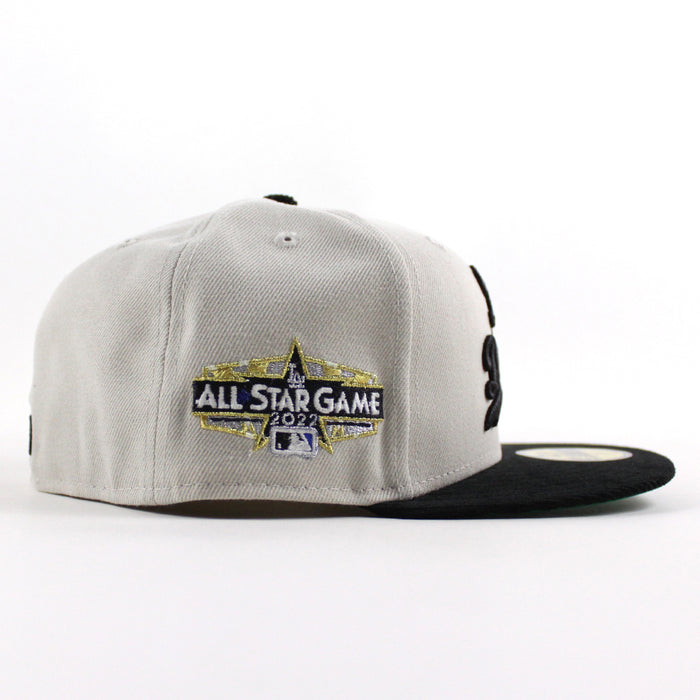 Los Angeles Dodgers 2022 All Star Game New Era 59Fifty Fitted Hat (Stone Black Green Under Brim)