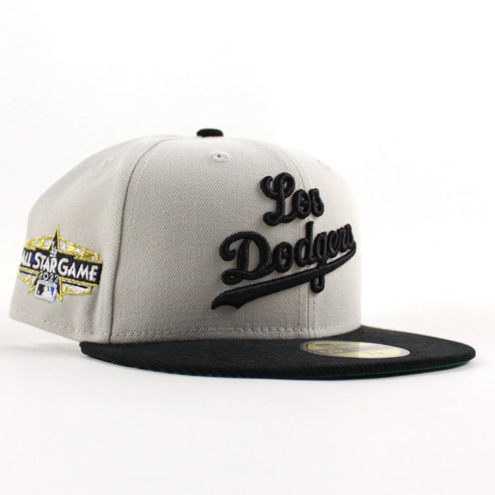 Los Angeles Dodgers 2022 All Star Game New Era 59Fifty Fitted Hat (Stone Black Green Under Brim)