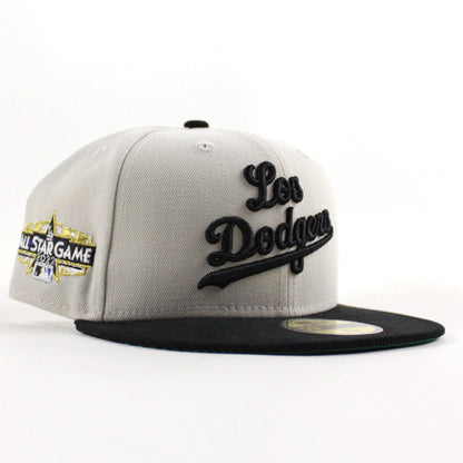 Los Angeles Dodgers 2022 All Star Game New Era 59Fifty Fitted Hat (Stone Black Green Under Brim)