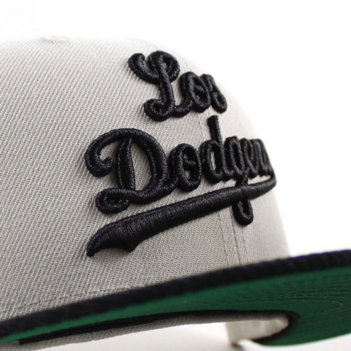 Los Angeles Dodgers 2022 All Star Game New Era 59Fifty Fitted Hat (Stone Black Green Under Brim)
