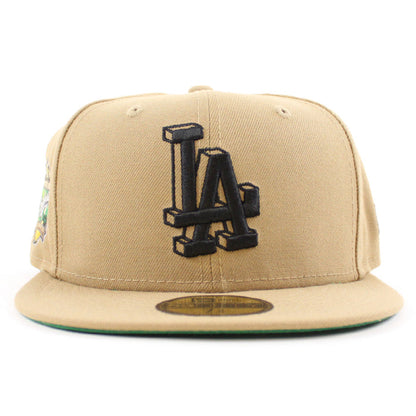 Los Angeles Dodgers 40th Anniversary New Era 59Fifty Fitted Hat (KHAKI KELLY GREEN Under Brim)