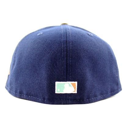Los Angeles Dodgers 40th Anniversary New Era 59Fifty Fitted Hat (OCEANSIDE BLUE WALNUT GRAY Under Brim)