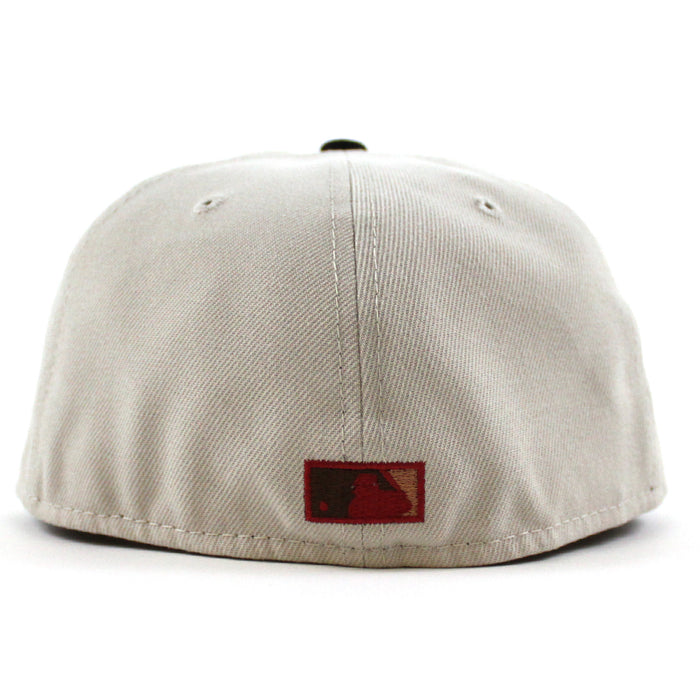 Los Angeles Dodgers 40th Anniversary New Era 59Fifty Fitted Hat (Stone Black Gray Under Brim)