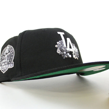 Los Angeles Dodgers 50th Anniversary New Era 59Fifty Fitted Hat (Black Corduroy Green Under Brim)