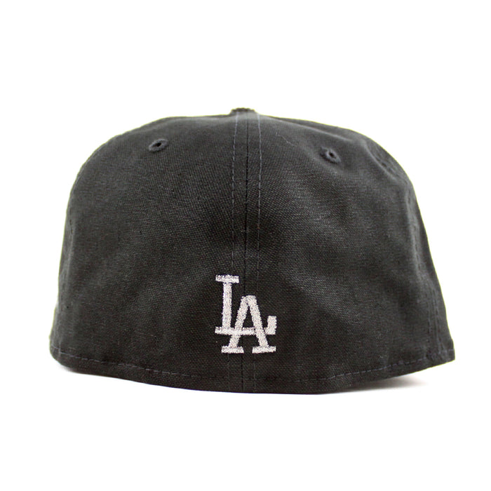Los Angeles Dodgers 50th Anniversary New Era 59Fifty Fitted Hat (Black Corduroy Green Under Brim)