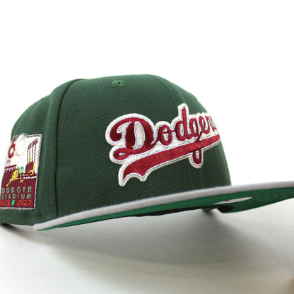 Los Angeles Dodgers 60th Anniversary New Era 59Fifty Fitted Hat (Green Gray Green Under Brim)