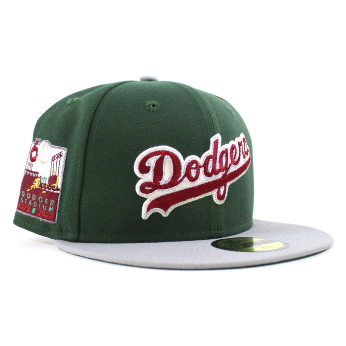 Los Angeles Dodgers 60th Anniversary New Era 59Fifty Fitted Hat (Green Gray Green Under Brim)
