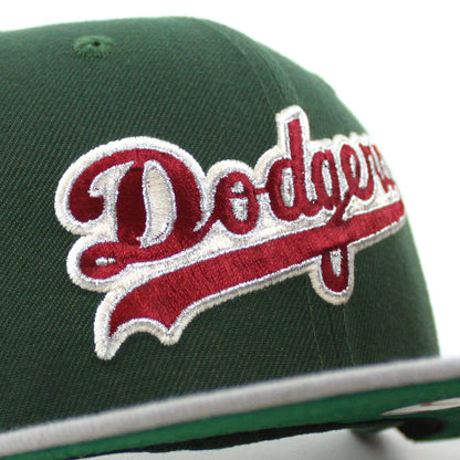 Los Angeles Dodgers 60th Anniversary New Era 59Fifty Fitted Hat (Green Gray Green Under Brim)