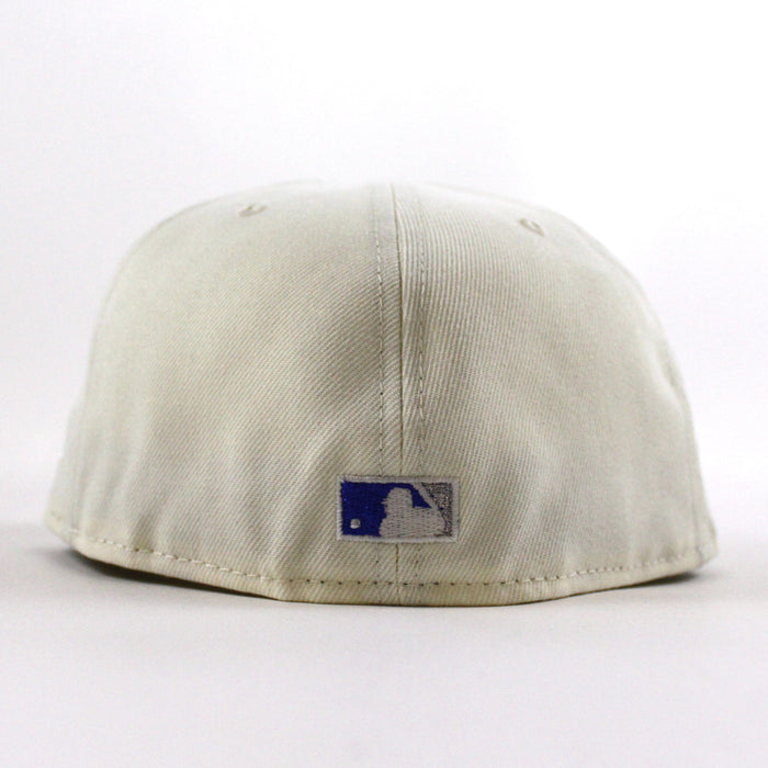 Los Angeles Dodgers I Bleed Dodger Blue 40th Anniversary New Era 59Fifty Fitted Hat (Chrome White Royal Blue Gray Under Brim)