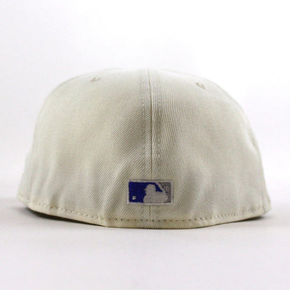 Los Angeles Dodgers I Bleed Dodger Blue 40th Anniversary New Era 59Fifty Fitted Hat (Chrome White Royal Blue Gray Under Brim)