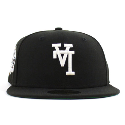 Los Angeles Dodgers Upside Down 60th Anniversary New Era 59Fifty Fitted Hat (Black Green Under Brim)