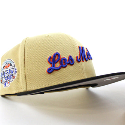 Los New York Mets 2013 All Star Game New Era 59Fifty Fitted Hat (Vegas Gold Black Gray Under Brim)