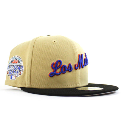Los New York Mets 2013 All Star Game New Era 59Fifty Fitted Hat (Vegas Gold Black Gray Under Brim)