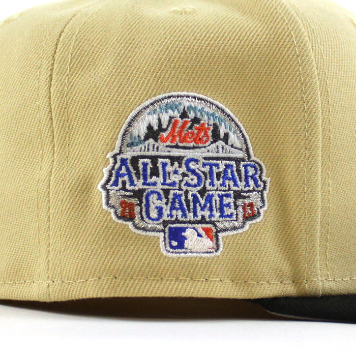 Los New York Mets 2013 All Star Game New Era 59Fifty Fitted Hat (Vegas Gold Black Gray Under Brim)