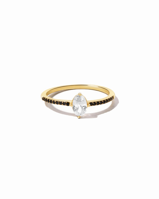 Black CZ Maddy II Ring