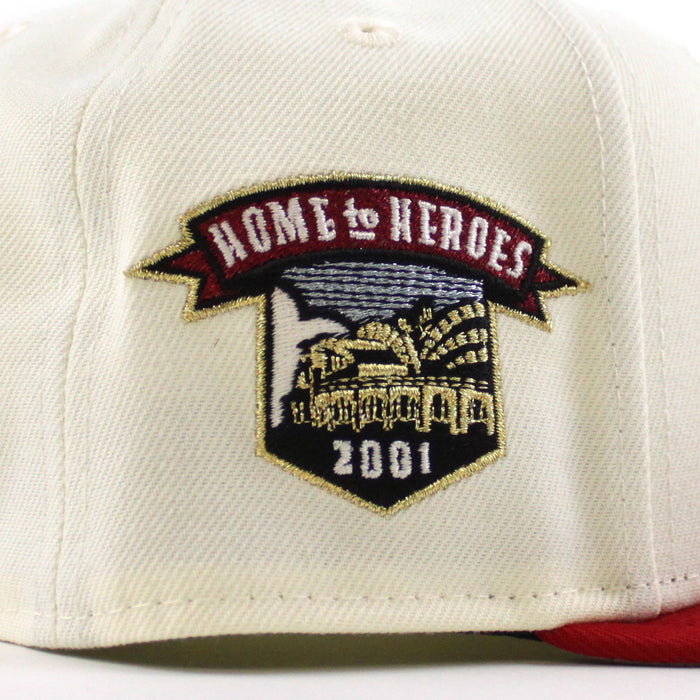 Milwaukee Brewers Home of Heros New Era 59Fifty Fitted Hat (Chrome White Red Gray Under Brim)