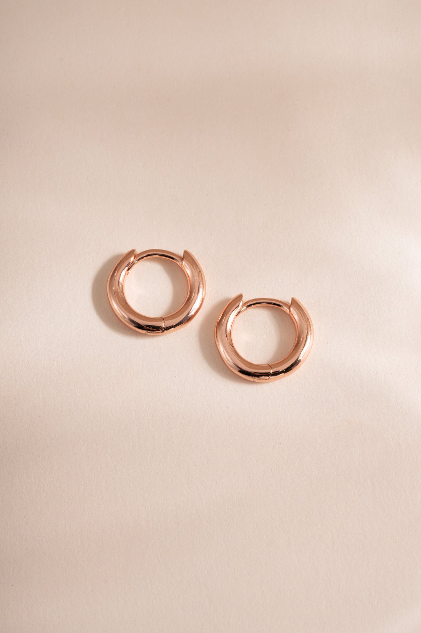 Simple Huggie Hoops