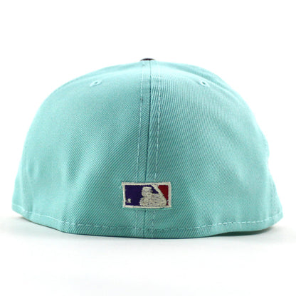 Minnesota Twins 30th Anniversary New Era 59Fifty Fitted Hat (BLUE TINT PURPLE PINOT RED Under Brim)