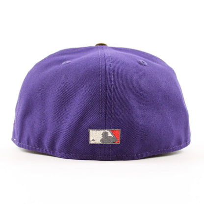 Minnesota Twins 30th Anniversary New Era 59Fifty Fitted Hat (GITD Purple Burnt Wood Scarlet Under Brim)