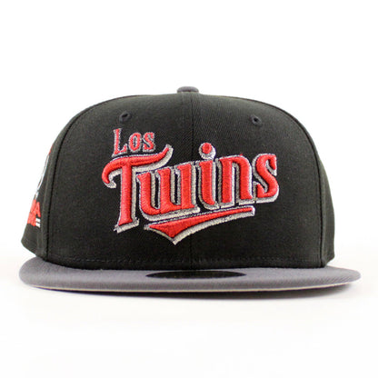 Minnesota Twins Bombs Squad New Era 59Fifty Fitted Hat (Black Dark Gray Gray Under Brim)