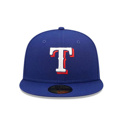 Pictured is this MLB Authentic On Field Texas Rangers 59FIFTY Fitted cap in blue. 3
