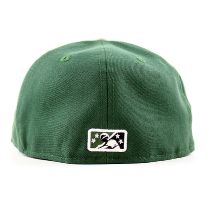 MODESTO AS ELEPHANT M HOMETOWN COLLECTION New Era 59Fifty Fitted Hat (Mountain Green Chrome White Gray Under Brim)