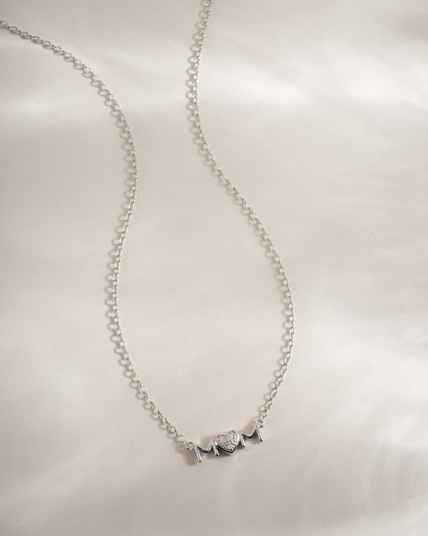 Mom Heart Necklace