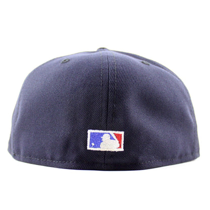 Montreal Expos Expos Patch New Era Fitted 59Fifty Hat (Navy Gray Underbrim)