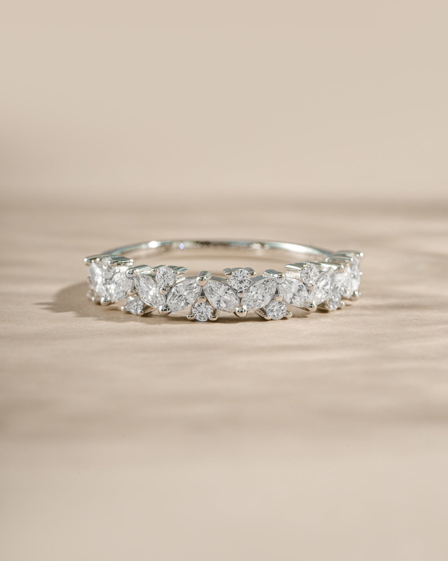 4mm Multi Stone Ring