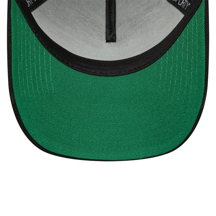 This is a  New Era Black 9FORTY A-Frame Adjustable Cap 2
