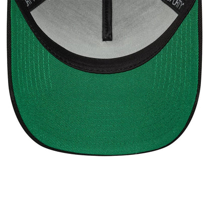 This is a  New Era Black 9FORTY A-Frame Adjustable Cap 2