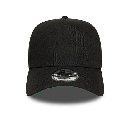This is a  New Era Black 9FORTY A-Frame Adjustable Cap 3