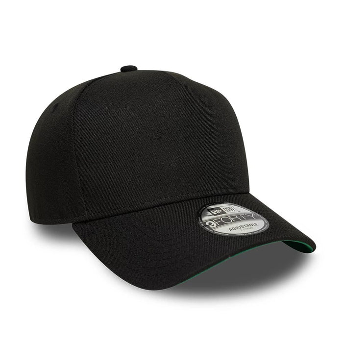 This is a  New Era Black 9FORTY A-Frame Adjustable Cap 4