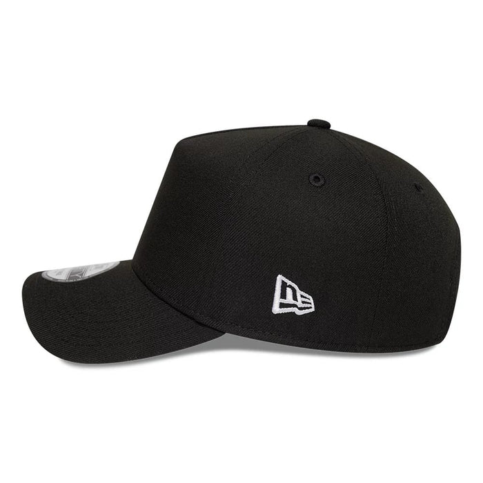 This is a  New Era Black 9FORTY A-Frame Adjustable Cap 5