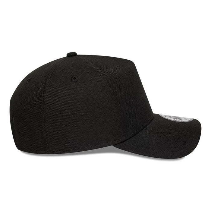 This is a  New Era Black 9FORTY A-Frame Adjustable Cap 6