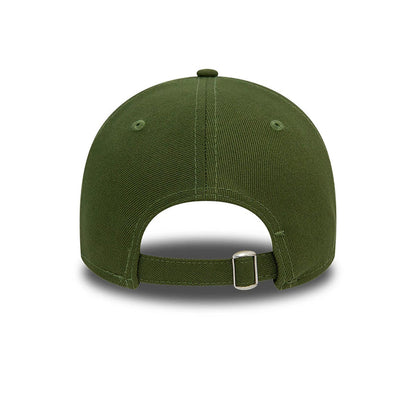 This is a Blank New Era Dark Green 9TWENTY Adjustable Cap 6